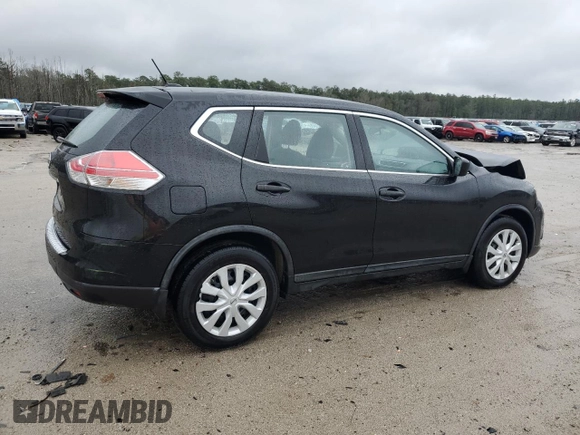 2016 Nissan Rogue S with VIN KNMAT2MT4GP709916, listed as a Copart auction lot 48661605 with 0 mi miles and Salvage Title. Bid and sale history available at carsss.com. Image 3.