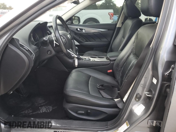 2017 Infiniti Q50 3.0t Premium with VIN JN1EV7AP7HM730037, listed as a Copart auction lot 79605044 with 106,596 mi miles and Salvage Title. Bid and sale history available at carsss.com. Image 7.