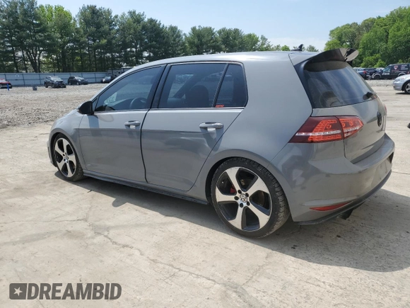 2015 Volkswagen Golf GTI Autobahn with VIN 3VW4T7AU5FM016751, listed as a Copart auction lot 53687814 with 79,501 mi miles. Bid and sale history available at carsss.com. Image 2.