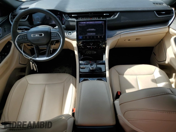 2023 Jeep Grand Cherokee Limited with VIN 1C4RJHBG4PC565860, listed as a Copart auction lot 55860135 with 14,508 mi miles and Salvage title. Bid and sale history available at DreamBid. Image 8.