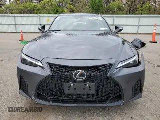 2023 Lexus IS with VIN JTHGZ1E22P5028625, listed as a Copart auction lot 55931154 with 38,384 mi miles and Non Repairable. Bid and sale history available at carsss.com. Image 5.