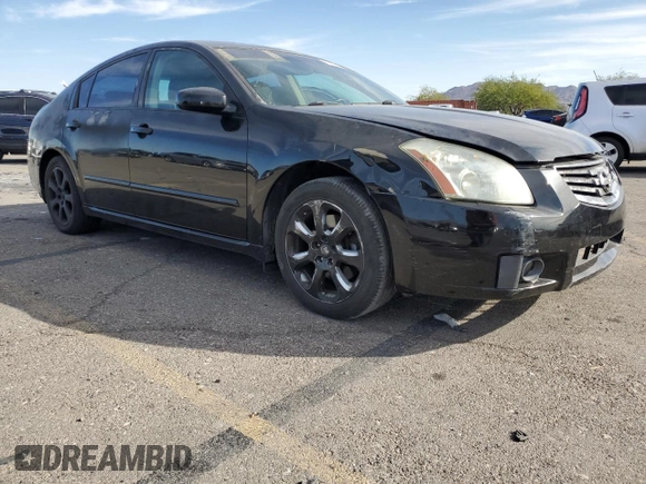 2007 Nissan Maxima 3.5 SL with VIN 1N4BA41E97C831633, listed as a Copart auction lot 76327674 with 169,453 mi miles and Salvage Title. Bid and sale history available at carsss.com. Image 4.