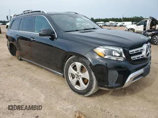 2017 Mercedes-Benz GLS 450 with VIN 4JGDF6EE6HA927321, listed as a Copart auction lot 54985944 with 114,078 mi miles and Salvage Title. Bid and sale history available at DreamBid. Image 4.