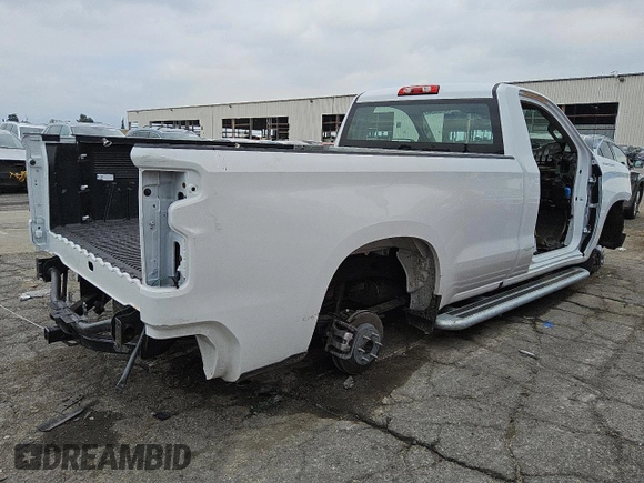 2024 Chevrolet Silverado 1500 Work Truck with VIN 3GCNAAED8RG336475, listed as a Copart auction lot 50422115 with 0 mi miles and Salvage Title. Bid and sale history available at carsss.com. Image 3.