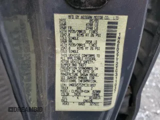 2000 Nissan Frontier XE z VIN 1N6ED27T2YC311037, wystawiony jako Copart lot #57901285 z przebiegiem Nie podano mil oraz Szkoda całkowita • Salvage title. Historia ofert i sprzedaży dostępna na DreamBid. Obrazek 12.