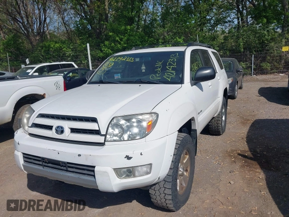 2004 Toyota 4Runner SR5 with VIN JTEBU14R240051707, listed as a IAAI auction lot 42142313 with 222,646 mi miles and . Bid and sale history available at DreamBid. Image 2.