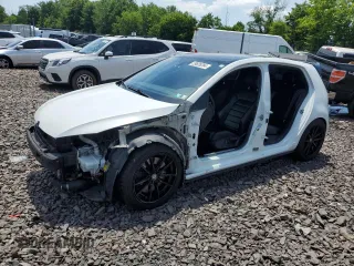2015 Volkswagen Golf GTI Autobahn with VIN 3VW4T7AU0FM098534, listed as a Copart auction lot 59828284 with 76,420 mi miles and Salvage Title. Bid and sale history available at carsss.com. Image 1.