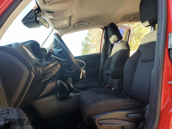 2017 Jeep Renegade Latitude with VIN ZACCJBBB8HPG02722, listed as a Copart auction lot 49951795 with 82,366 mi miles and Salvage Title. Bid and sale history available at carsss.com. Image 7.