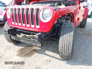 2020 Jeep Wrangler Unlimited Sahara with VIN 1C4HJXEN0LW184564, listed as a IAAI auction lot 42439173 with 79,426 mi miles and . Bid and sale history available at DreamBid. Image 6.