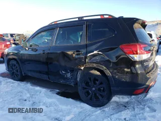 2022 Subaru Forester Sport with VIN JF2SKAJC0NH444796, listed as a Copart auction lot 89358415 with 20,512 mi miles and Salvage Title. Bid and sale history available at carsss.com. Image 2.