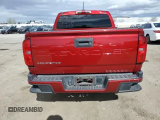 2021 Chevrolet Colorado 2WD Work Truck with VIN 1GCGSBEA3M1275299, listed as a Copart auction lot 45206925 with 50,225 mi miles and Salvage title. Bid and sale history available at DreamBid. Image 6.