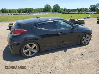 2015 Hyundai Veloster Turbo с VIN KMHTC6AEXFU221393, выставлен на аукционе Copart как лот 66186205 с пробегом 117 225 миль миль и Чистый • Clean title. История ставок и продаж доступна на DreamBid. Изображение 3.