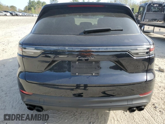 2023 Porsche Cayenne with VIN WP1AA2AY9PDA05586, listed as a Copart auction lot 54683355 with 11,370 mi miles and Salvage title. Bid and sale history available at DreamBid. Image 6.