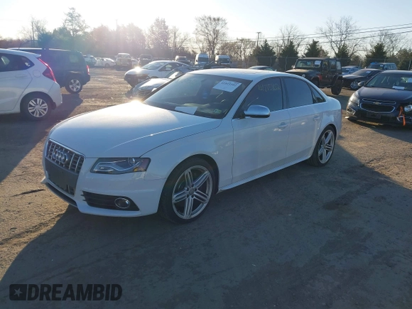 2012 Audi S4 Prestige with VIN WAUKGAFL7CA067976, listed as a IAAI auction lot 41815102 with 141,985 mi miles. Bid and sale history available at carsss.com. Image 2.