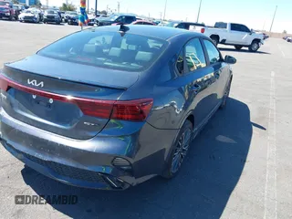 2024 Kia Forte GT-Line with VIN 3KPF54AD4RE803242, listed as a IAAI auction lot 41826518 with 5,099 mi miles. Bid and sale history available at carsss.com. Image 4.