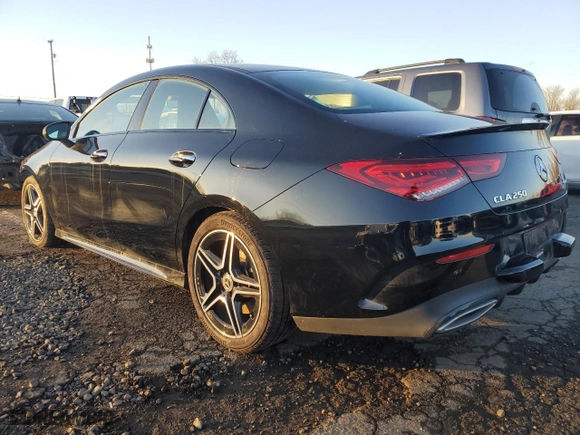 2023 Mercedes-Benz CLA with VIN W1K5J4HB5PN333104, listed as a Copart auction lot 87715785 with 11,987 mi miles and Salvage Title. Bid and sale history available at carsss.com. Image 2.