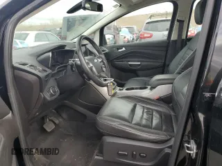 2015 Ford C-Max SEL with VIN 1FADP5CU6FL109309, listed as a Copart auction lot 43645495 with 142,313 mi miles and Salvage Title. Bid and sale history available at DreamBid. Image 7.