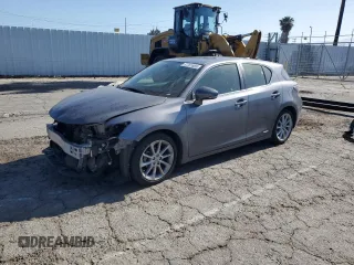 2012 Lexus CT 200h with VIN JTHKD5BH0C2081604, listed as a Copart auction lot 57261865 with 121,770 mi miles and Salvage title. Bid and sale history available at DreamBid. Image 1.