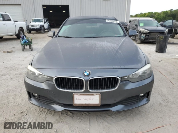 2015 BMW 3 Series 320i with VIN WBA3B1G50FNT06526, listed as a Copart auction lot 50735865 with 128,001 mi miles and Salvage Title. Bid and sale history available at carsss.com. Image 5.