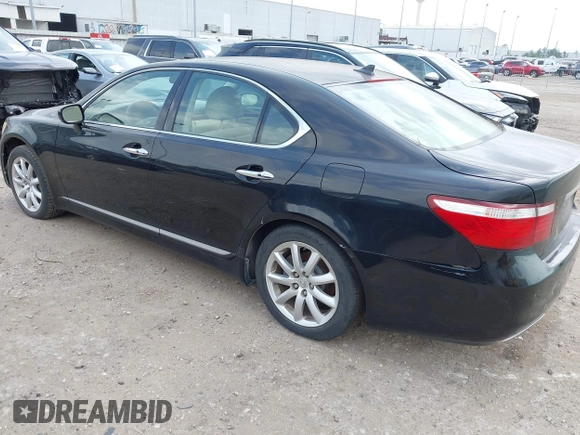 2008 Lexus LS 460 with VIN JTHBL46FX85054924, listed as a IAAI auction lot 42161278 with 1 mi miles. Bid and sale history available at carsss.com. Image 3.