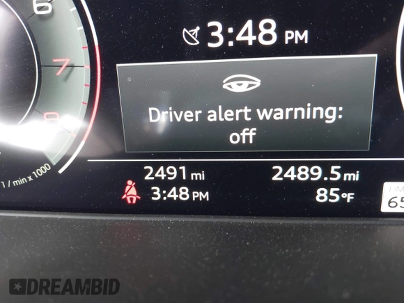 2025 Audi Q5 S line Premium Plus with VIN WA1EAAFY1S2016070, listed as a IAAI auction lot 41764724 with 2,491 mi miles and . Bid and sale history available at DreamBid. Image 16.