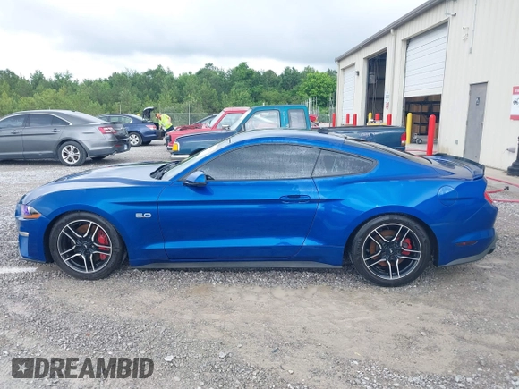 2018 Ford Mustang GT with VIN 1FA6P8CF1J5182760, listed as a IAAI auction lot 42355116 with 68,180 mi miles and . Bid and sale history available at DreamBid. Image 14.