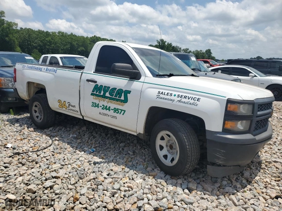 2015 Chevrolet Silverado 1500 Work Truck with VIN 1GCNCPEC9FZ174372, listed as a Copart auction lot 58692624 with 286,226 mi miles and Clean Title. Bid and sale history available at carsss.com. Image 4.