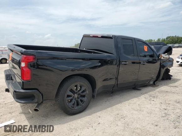 2020 Chevrolet Silverado 1500 Custom with VIN 1GCRWBEH3LZ232642, listed as a Copart auction lot 61209264 with 47,311 mi miles and Clean Title. Bid and sale history available at carsss.com. Image 3.