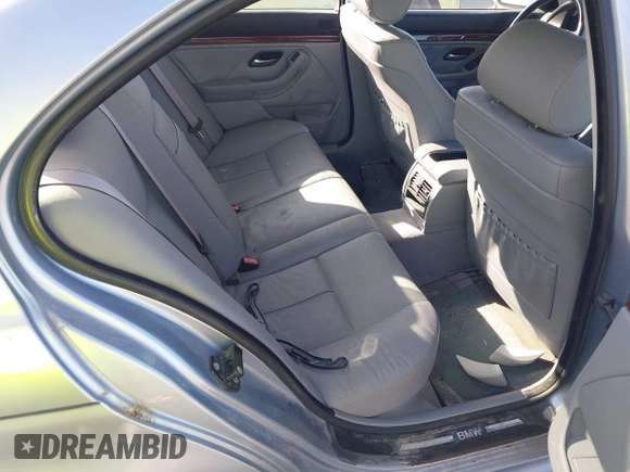 2003 BMW 5 Series 530i with VIN WBADT53483CE94499, listed as a IAAI auction lot 41957118 with 1 mi miles. Bid and sale history available at carsss.com. Image 8.