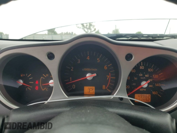 2004 Nissan 350Z Touring with VIN JN1AZ34E64T051544, listed as a Copart auction lot 55995024 with 49,962 mi miles and Salvage Title. Bid and sale history available at carsss.com. Image 9.