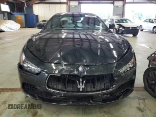 2015 Maserati Ghibli S Q4 with VIN ZAM57RTA3F1150242, listed as a Copart auction lot 61202585 with 21,271 mi miles and Salvage title. Bid and sale history available at DreamBid. Image 5.