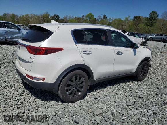 2018 Kia Sportage EX with VIN KNDPN3AC2J7478603, listed as a Copart auction lot 52499405 with 93,657 mi miles and Salvage title. Bid and sale history available at DreamBid. Image 3.