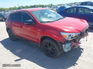 2018 Mitsubishi Outlander Sport ES 2.0 with VIN JA4AP3AU9JU015233, listed as a IAAI auction lot 41836791 with 30,711 mi miles. Bid and sale history available at carsss.com. Image 1.