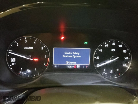 2021 Buick Envision Preferred with VIN LRBFZMR4XMD178802, listed as a Copart auction lot 41634635 with 100,839 mi miles and Salvage Title. Bid and sale history available at carsss.com. Image 9.