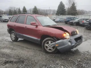 2004 Hyundai Santa Fe GLS with VIN KM8SC13E24U726708, listed as a Copart auction lot 85489774 with 158,208 mi miles and Salvage Title. Bid and sale history available at carsss.com. Image 4.