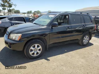 2001 Toyota Highlander with VIN JTEGF21A510010326, listed as a Copart auction lot 63801735 with 187,446 mi miles and Salvage title. Bid and sale history available at DreamBid. Image 1.