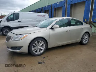 2015 Buick Regal z VIN 2G4GK5EX1F9202559, wystawiony jako Copart lot #60507415 z przebiegiem 123 531 mil mil oraz Czysty tytuł • Clean title. Historia ofert i sprzedaży dostępna na DreamBid. Obrazek 1.