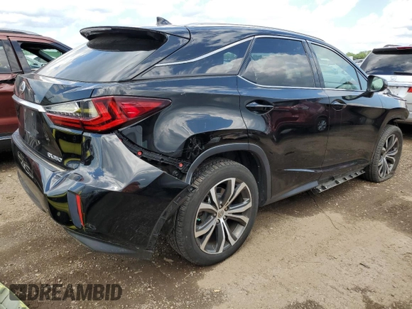 2017 Lexus RX 350 with VIN 2T2BZMCA3HC090428, listed as a Copart auction lot 61234685 with 83,933 mi miles and Salvage title. Bid and sale history available at DreamBid. Image 3.