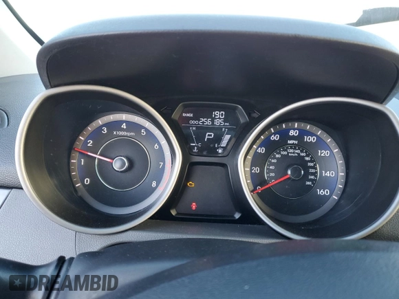 2013 Hyundai Elantra Coupe GS with VIN KMHDH6AE5DU008998, listed as a Copart auction lot 41756795 with 256,185 mi miles and Salvage Title. Bid and sale history available at carsss.com. Image 9.