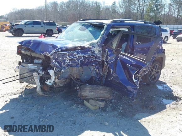 2021 Jeep Renegade Latitude with VIN ZACNJCBB8MPM73595, listed as a IAAI auction lot 41599574 with Not provided miles and . Bid and sale history available at DreamBid. Image 2.