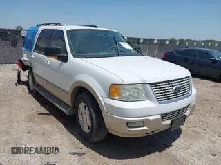 2005 Ford Expedition Eddie Bauer with VIN 1FMPU17555LA72226, listed as a IAAI auction lot 42247725 with 293,611 mi miles and . Bid and sale history available at DreamBid. Image 1.