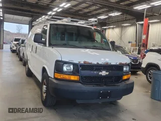 2013 Chevrolet Express Cargo Van with VIN 1GCWGFBA4D1126005, listed as a IAAI auction lot 42208352 with 249,351 mi miles. Bid and sale history available at carsss.com. Image 1.