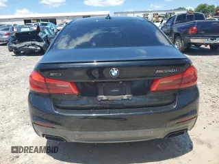 2019 BMW 5 Series M550i xDrive with VIN WBAJB9C53KB289356, listed as a Copart auction lot 57814535 with 60,454 mi miles and Clean title. Bid and sale history available at DreamBid. Image 6.