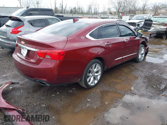2016 Chevrolet Impala LTZ with VIN 2G1145S33G9159357, listed as a IAAI auction lot 41910638 with 178,530 mi miles. Bid and sale history available at carsss.com. Image 4.