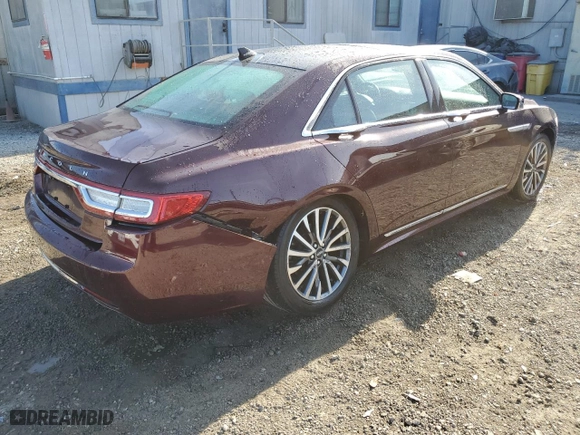 2019 Lincoln Continental Select with VIN 1LN6L9SK4K5606505, listed as a Copart auction lot 85774554 with 33,191 mi miles and Salvage Title. Bid and sale history available at carsss.com. Image 3.