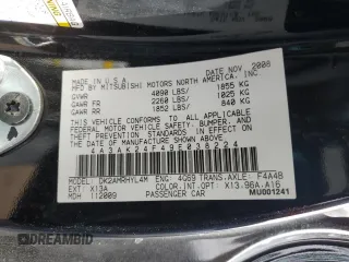 2009 Mitsubishi Eclipse GS with VIN 4A3AK24F49E038224, listed as a Copart auction lot 46489385 with 94,535 mi miles and Salvage Title. Bid and sale history available at DreamBid. Image 12.