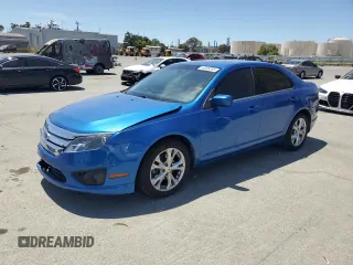 2012 Ford Fusion SE with VIN 3FAHP0HA2CR137527, listed as a Copart auction lot 58586395 with 162,724 mi miles and Salvage title. Bid and sale history available at DreamBid. Image 1.