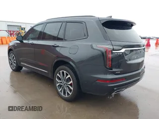 2023 Cadillac XT6 AWD Sport with VIN 1GYKPGRS0PZ177620, listed as a IAAI auction lot 42432423 with 24,070 mi miles and . Bid and sale history available at DreamBid. Image 3.
