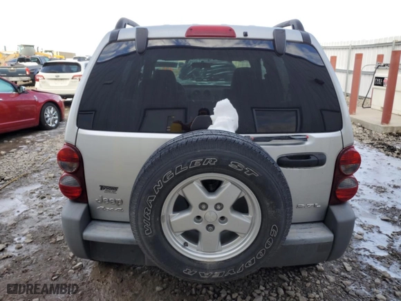 2005 Jeep Liberty Sport with VIN 1J8GL48K25W717435, listed as a Copart auction lot 50608865 with 97,854 mi miles and Non Repairable. Bid and sale history available at carsss.com. Image 6.