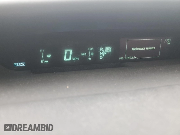 2013 Toyota Prius One with VIN JTDKN3DU7D5568991, listed as a Copart auction lot 56021325 with 118,235 mi miles and Salvage Title. Bid and sale history available at DreamBid. Image 9.
